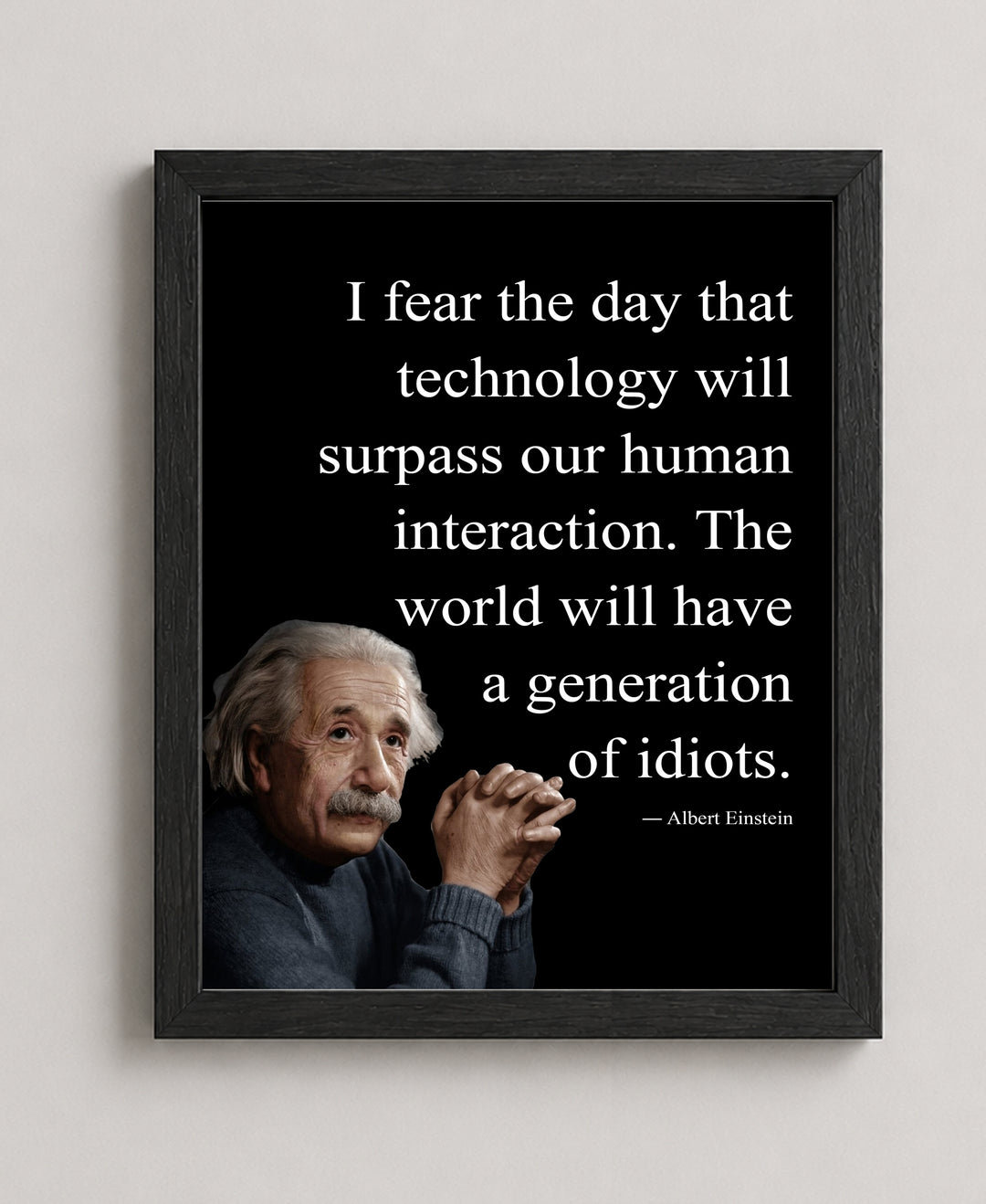 Philosophical Decor for School Inspirational Wall Art