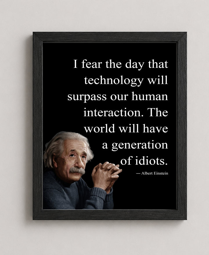 Philosophical Decor for School Inspirational Wall Art