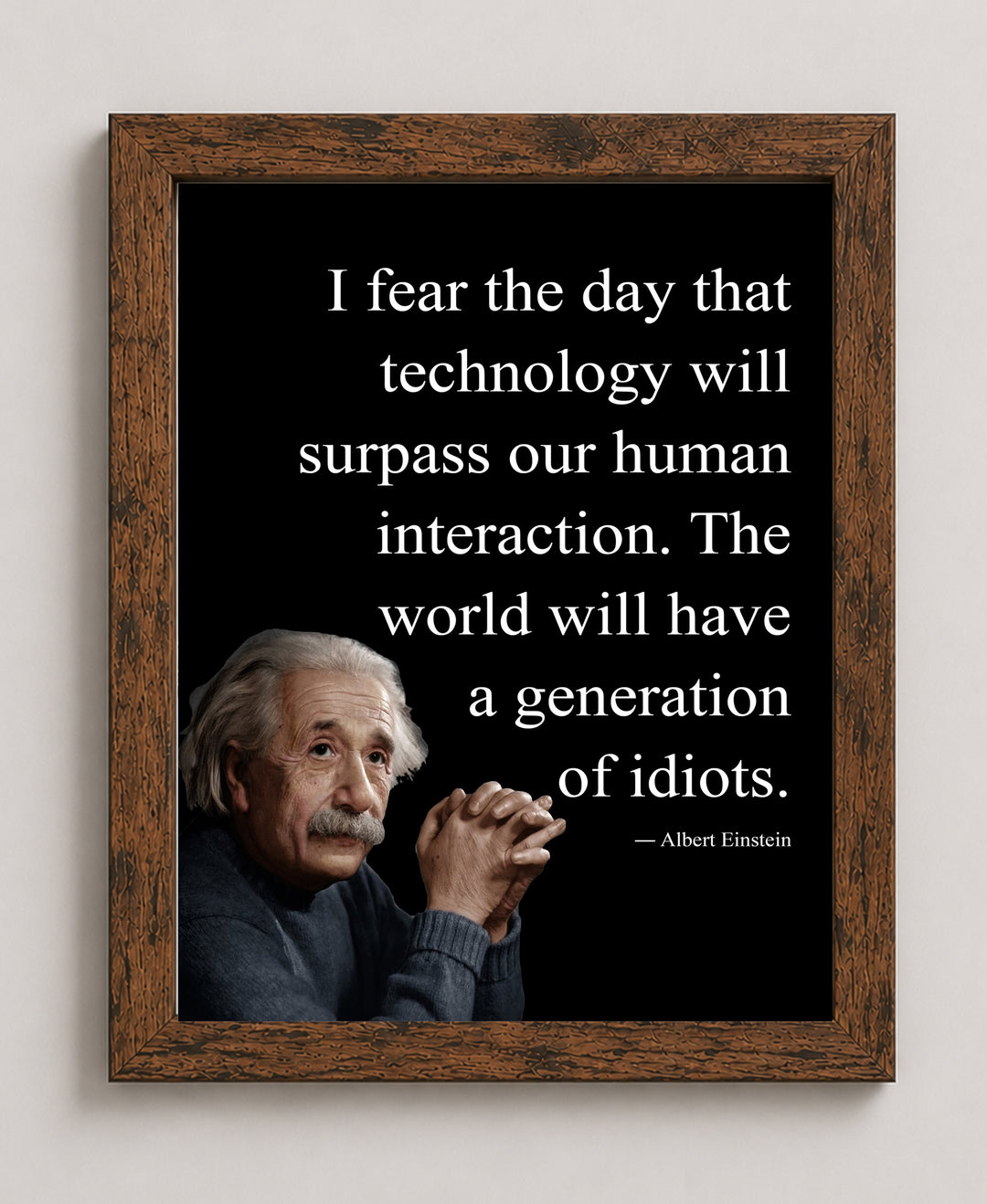 Philosophical Decor for School Inspirational Wall Art