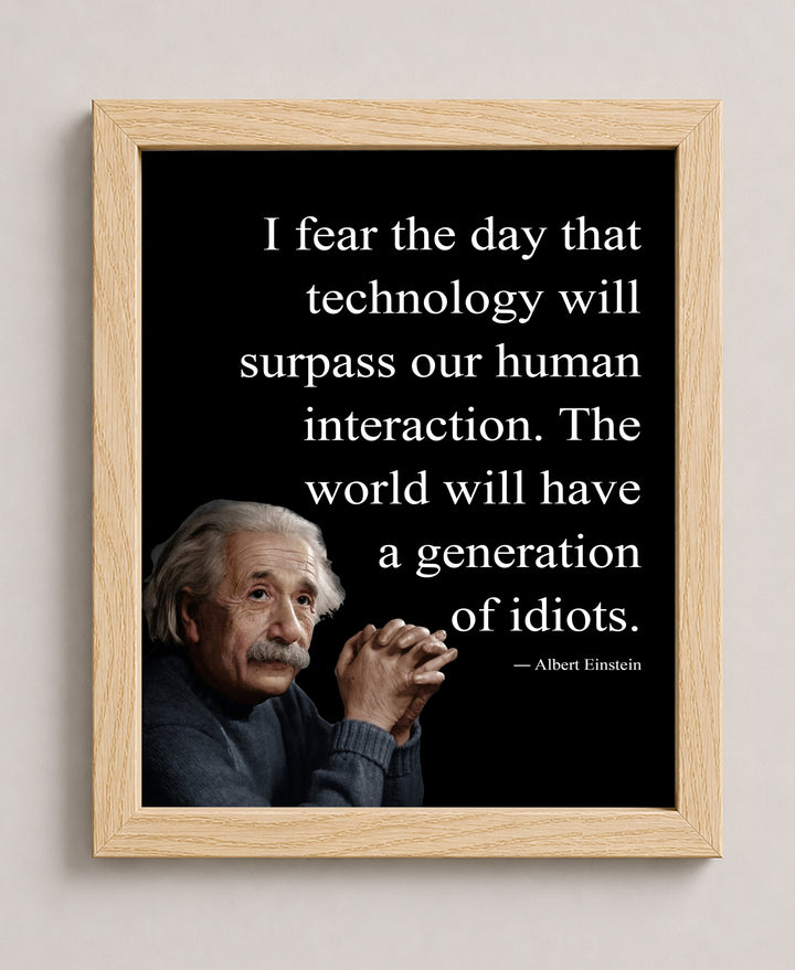 Philosophical Decor for School Inspirational Wall Art