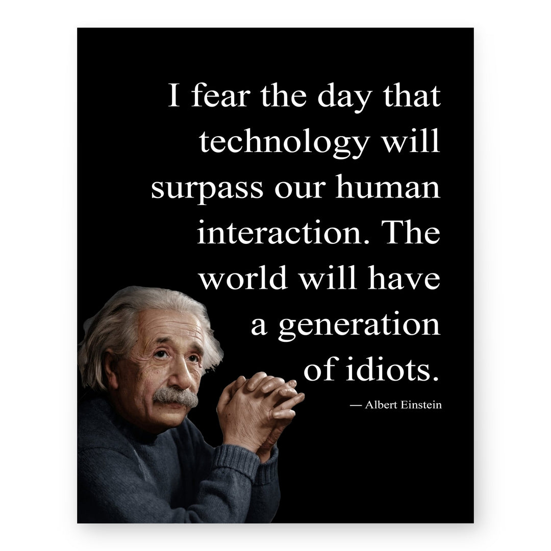 Philosophical Decor for School Inspirational Wall Art