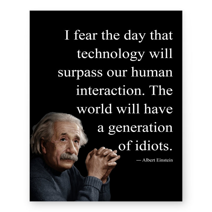 Philosophical Decor for School Inspirational Wall Art