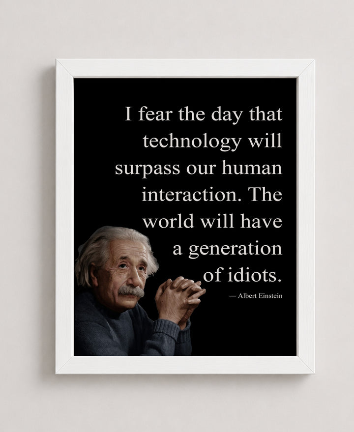 Philosophical Decor for School Inspirational Wall Art