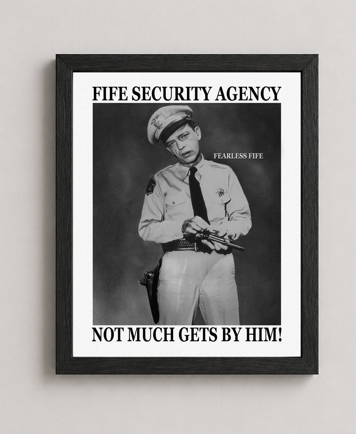 Funny Vintage TV Show Wall Art for Andy Wall Art