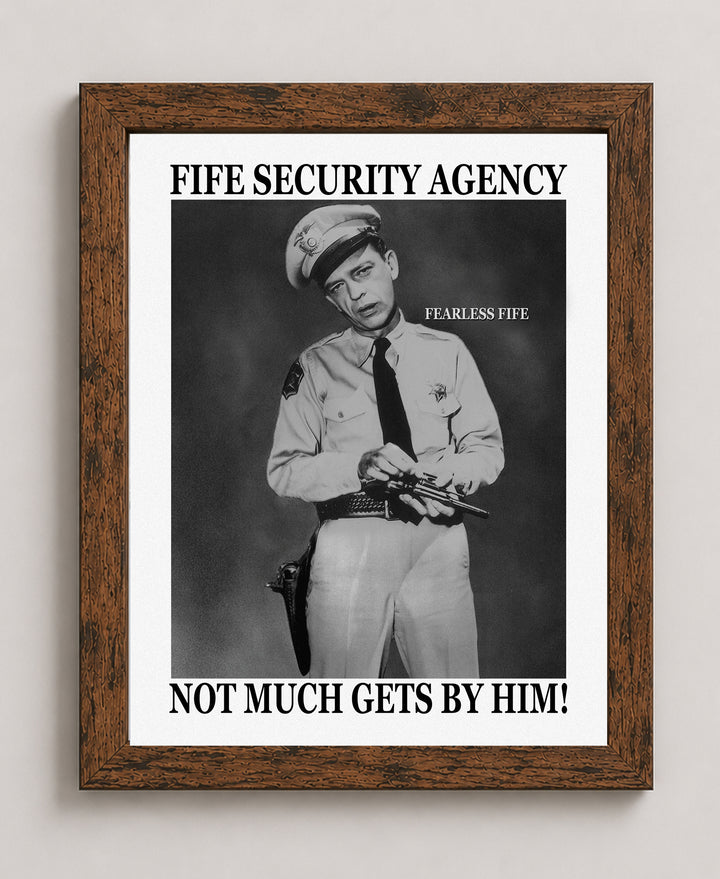 Funny Vintage TV Show Wall Art for Andy Wall Art