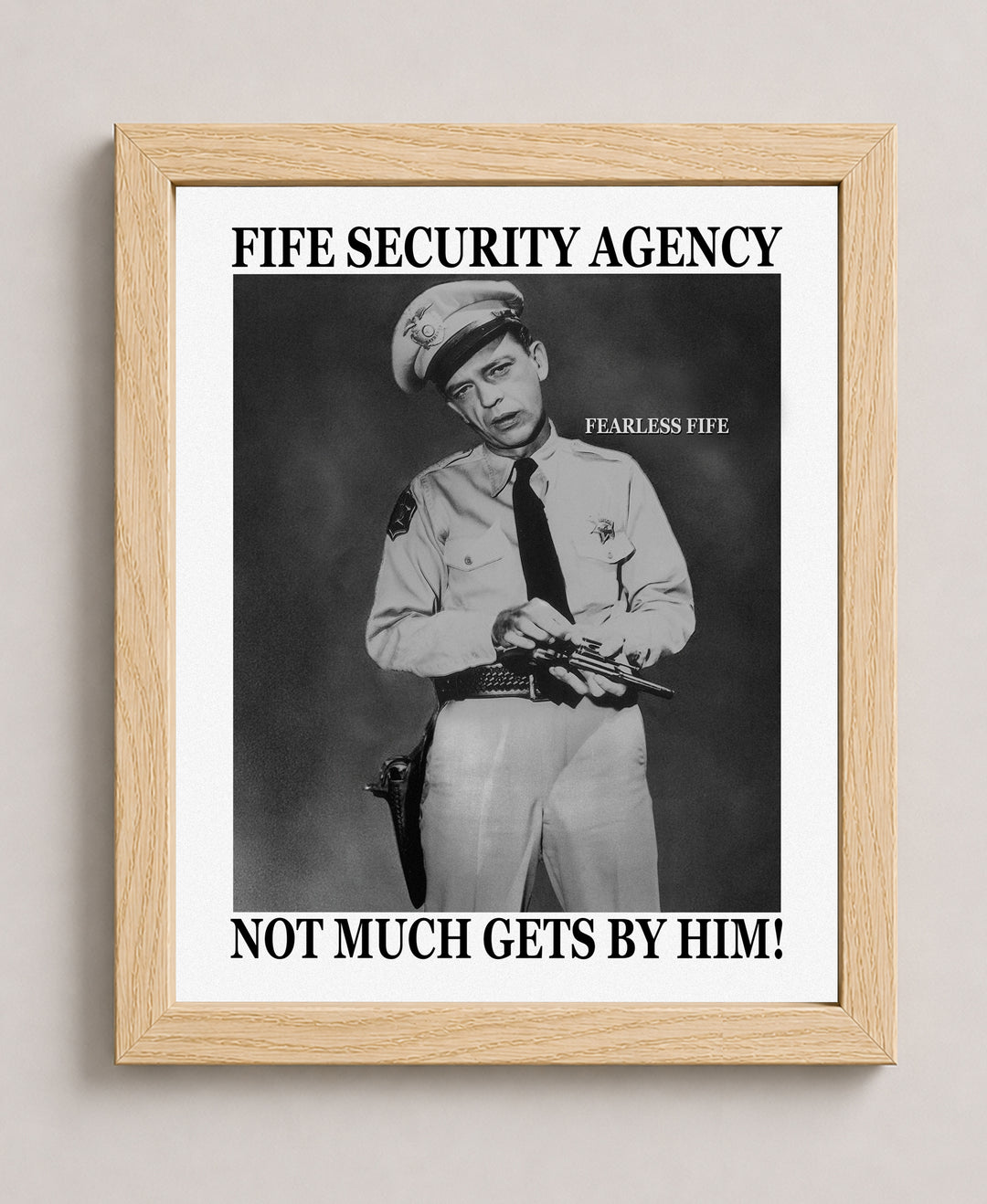 Funny Vintage TV Show Wall Art for Andy Wall Art
