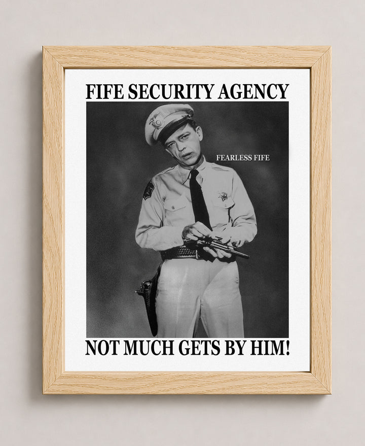 Funny Vintage TV Show Wall Art for Andy Wall Art