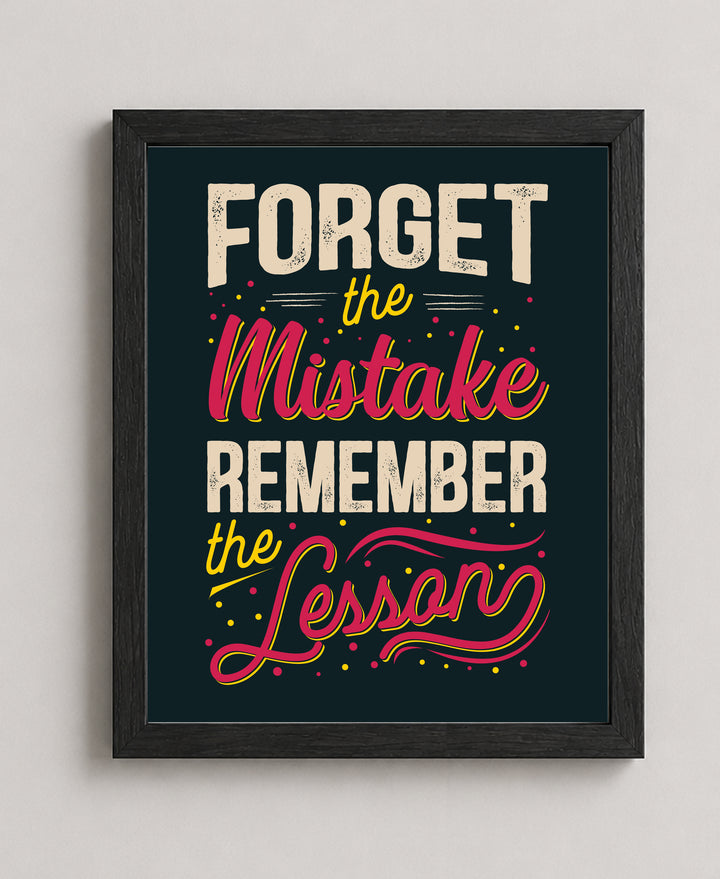 Remember The Lesson Family Inspirational Wall Art
