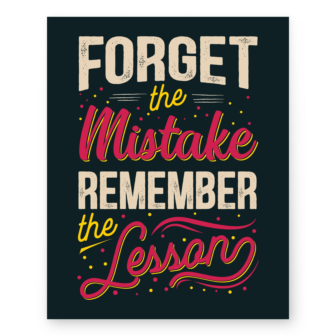 Remember The Lesson Family Inspirational Wall Art