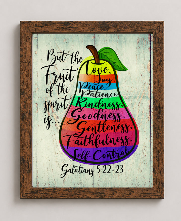Love Joy Peace Rustic Christian Wall Art