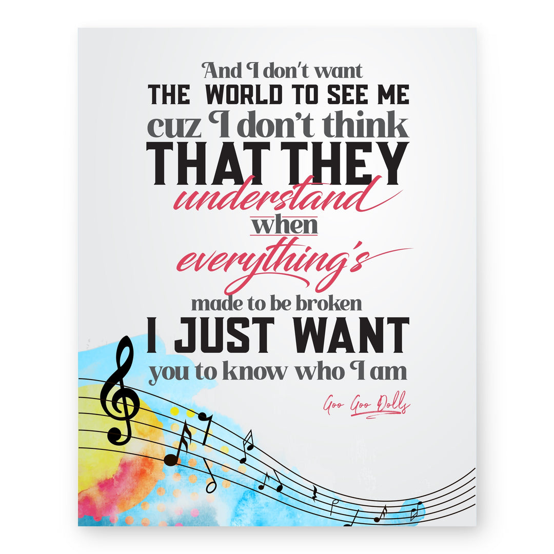 Iris Music Wall Art