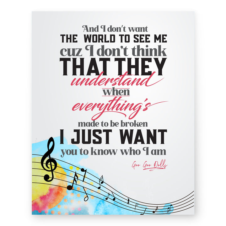Iris Music Wall Art