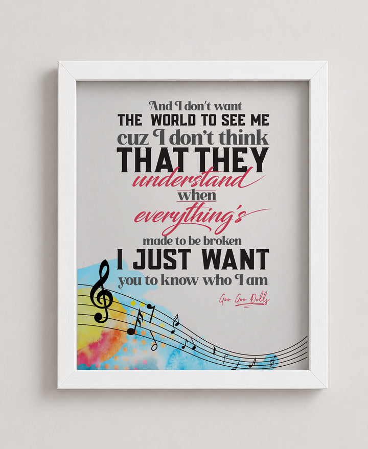 Iris Music Wall Art