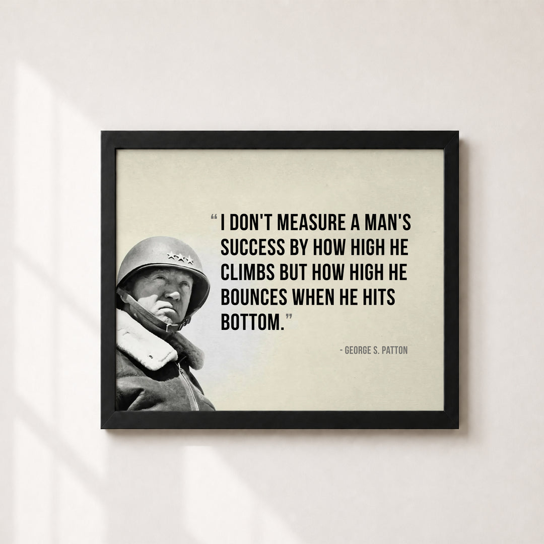 Measure Success Patriotic Wall Art