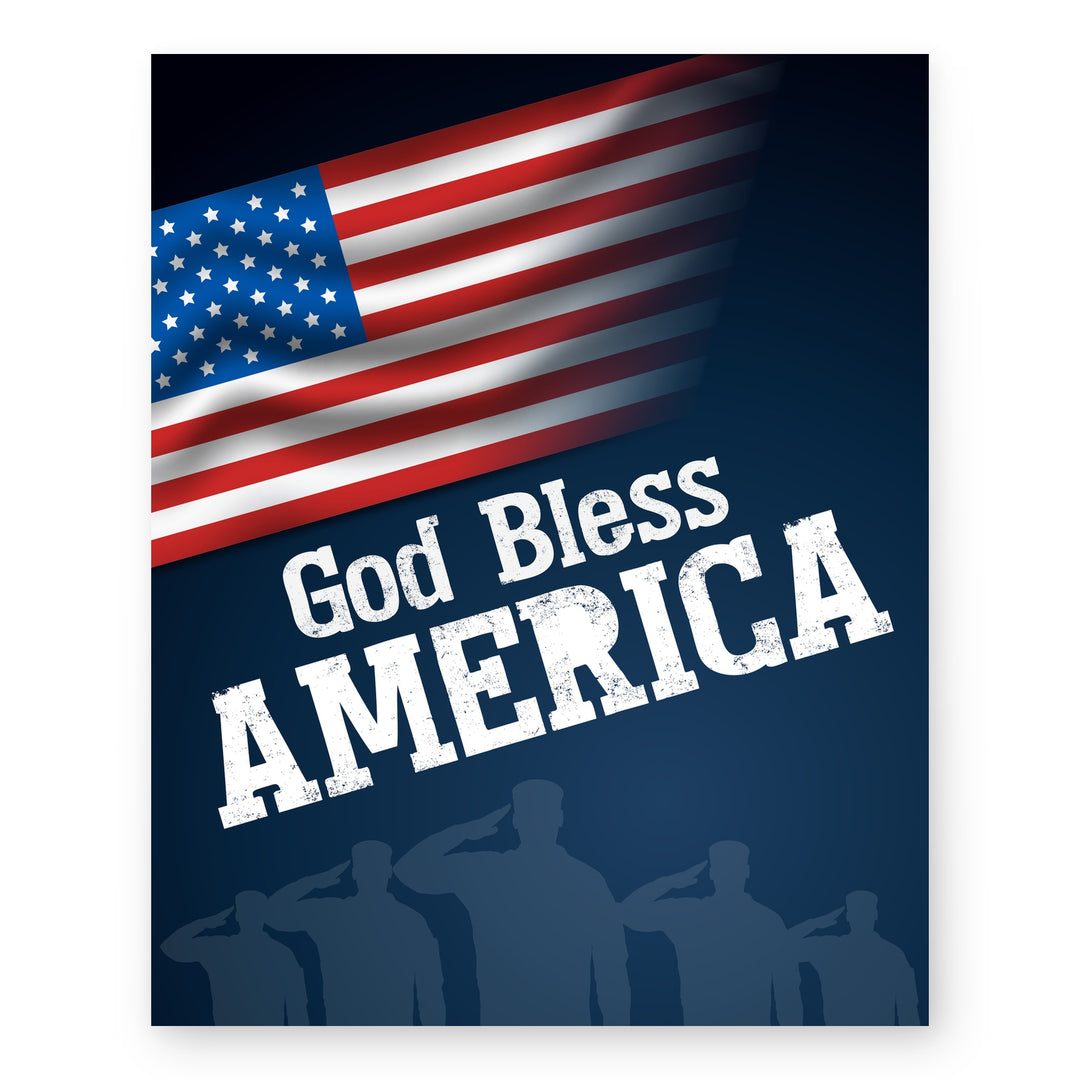 USA Freedom Patriotic Wall Art