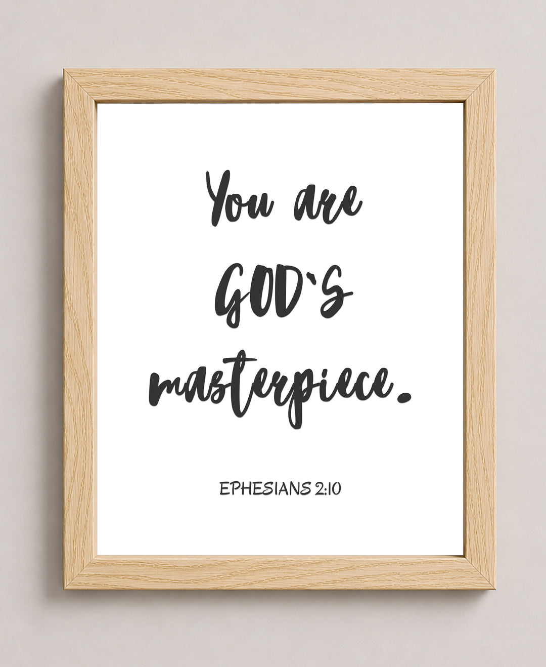 God Mast Inspirational Wall Art