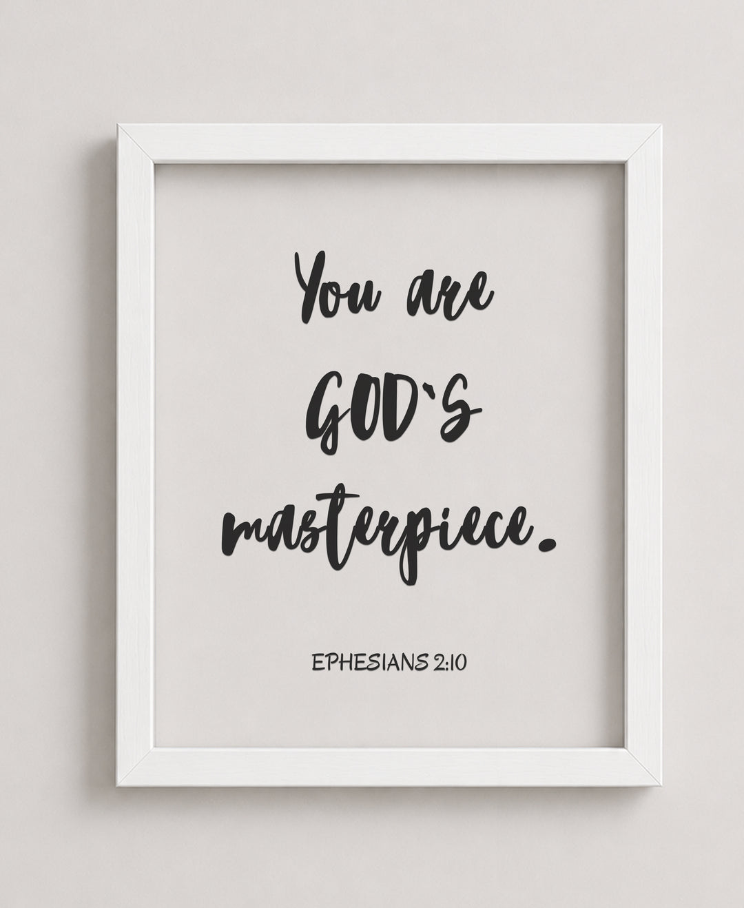 God Mast Inspirational Wall Art