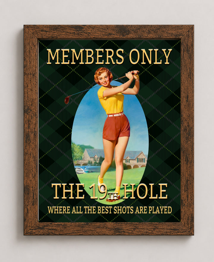Club House Decor &amp; Bar Decor Great Gift Funny Wall Art