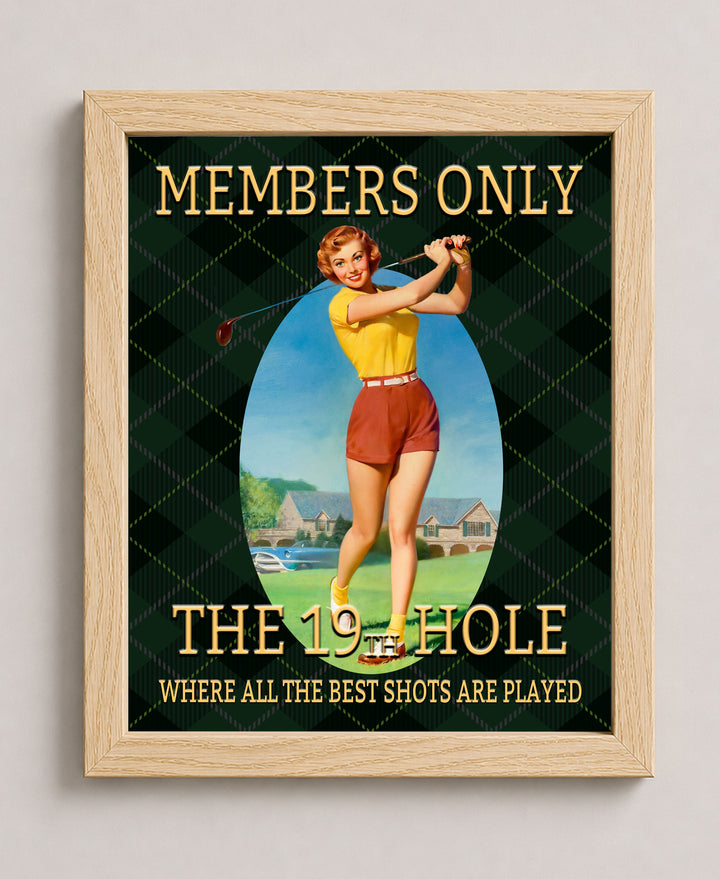 Club House Decor &amp; Bar Decor Great Gift Funny Wall Art