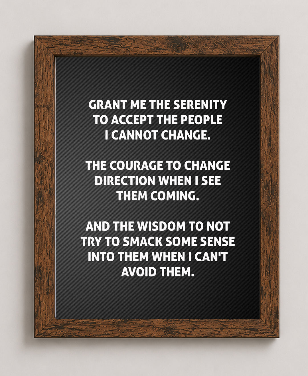 Grant Me the Serenity Christian Wall Art