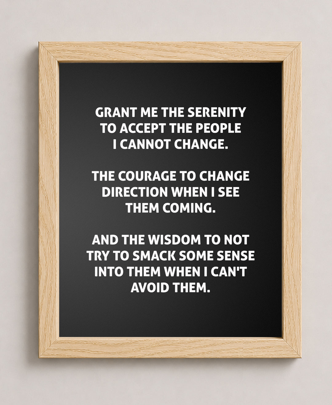 Grant Me the Serenity Christian Wall Art