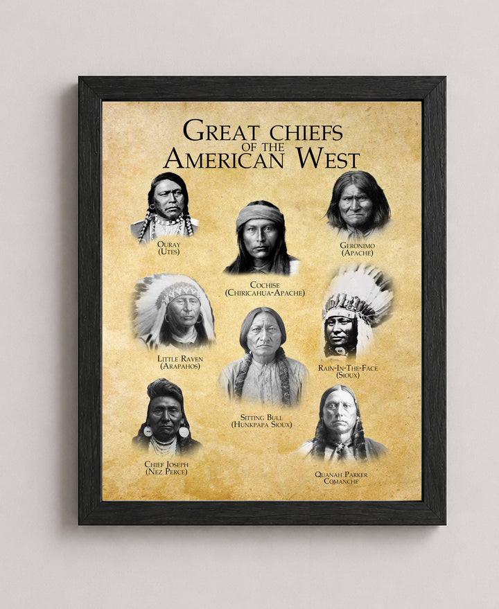 This Indian Chief Portrait Inspired Wall Art Print Patriotic Wall Art