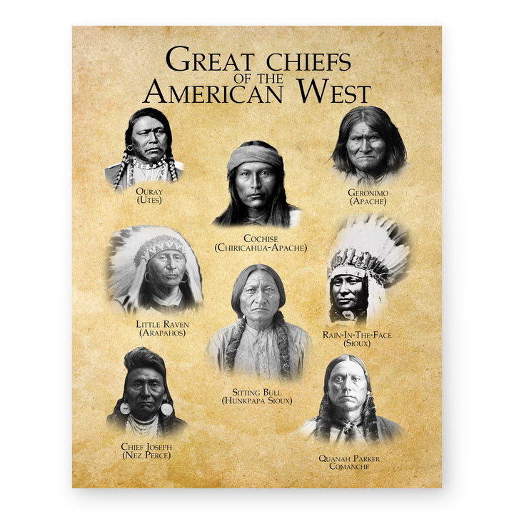 This Indian Chief Portrait Inspired Wall Art Print Patriotic Wall Art