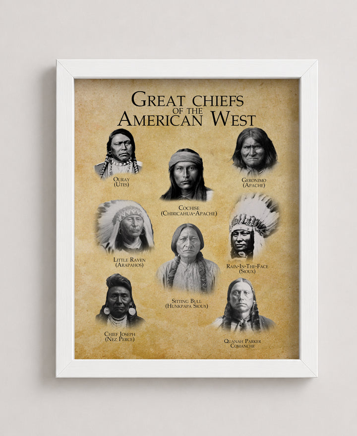 This Indian Chief Portrait Inspired Wall Art Print Patriotic Wall Art