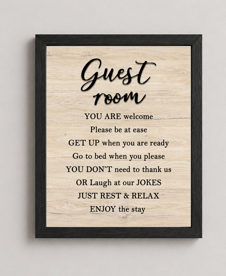 Enjoy The Stay Inspirational Wall Art