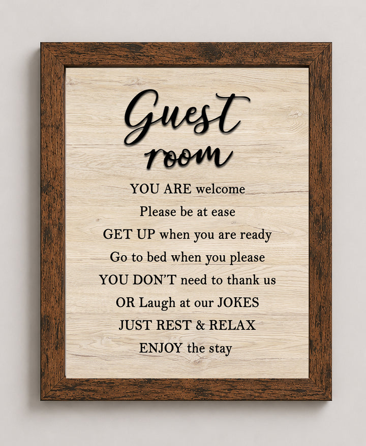 Enjoy The Stay Inspirational Wall Art