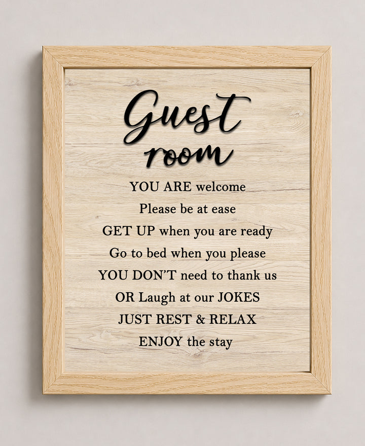 Enjoy The Stay Inspirational Wall Art
