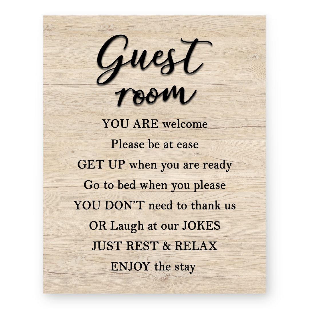 Enjoy The Stay Inspirational Wall Art