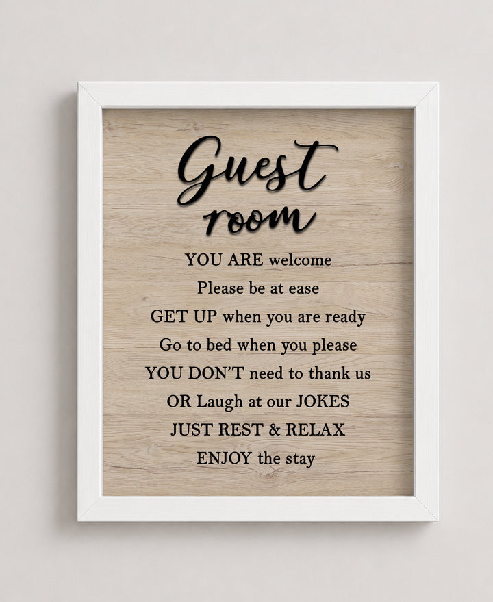 Enjoy The Stay Inspirational Wall Art