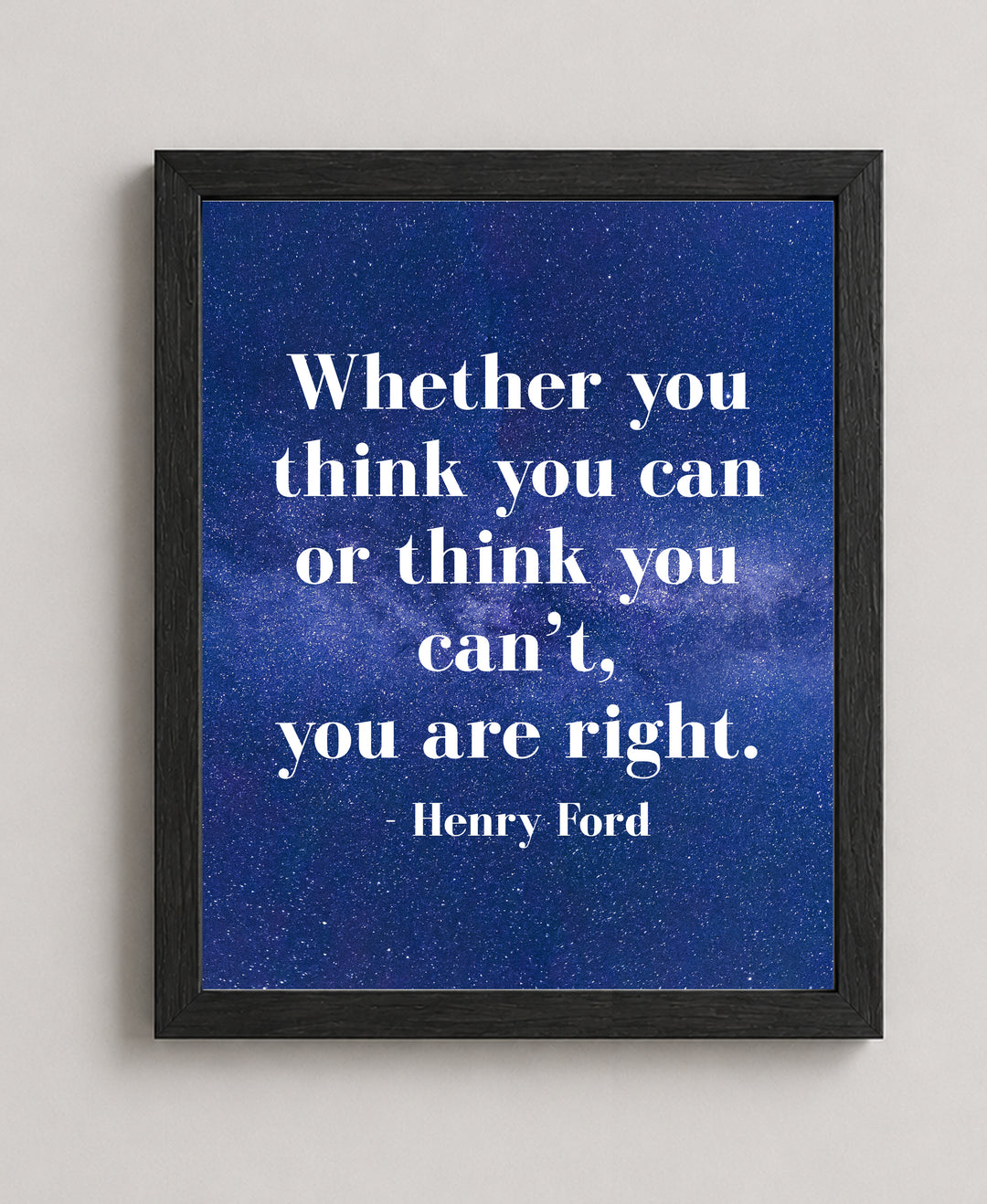 Starry Night Motivational Wall Art For Living Room Inspirational Wall Art