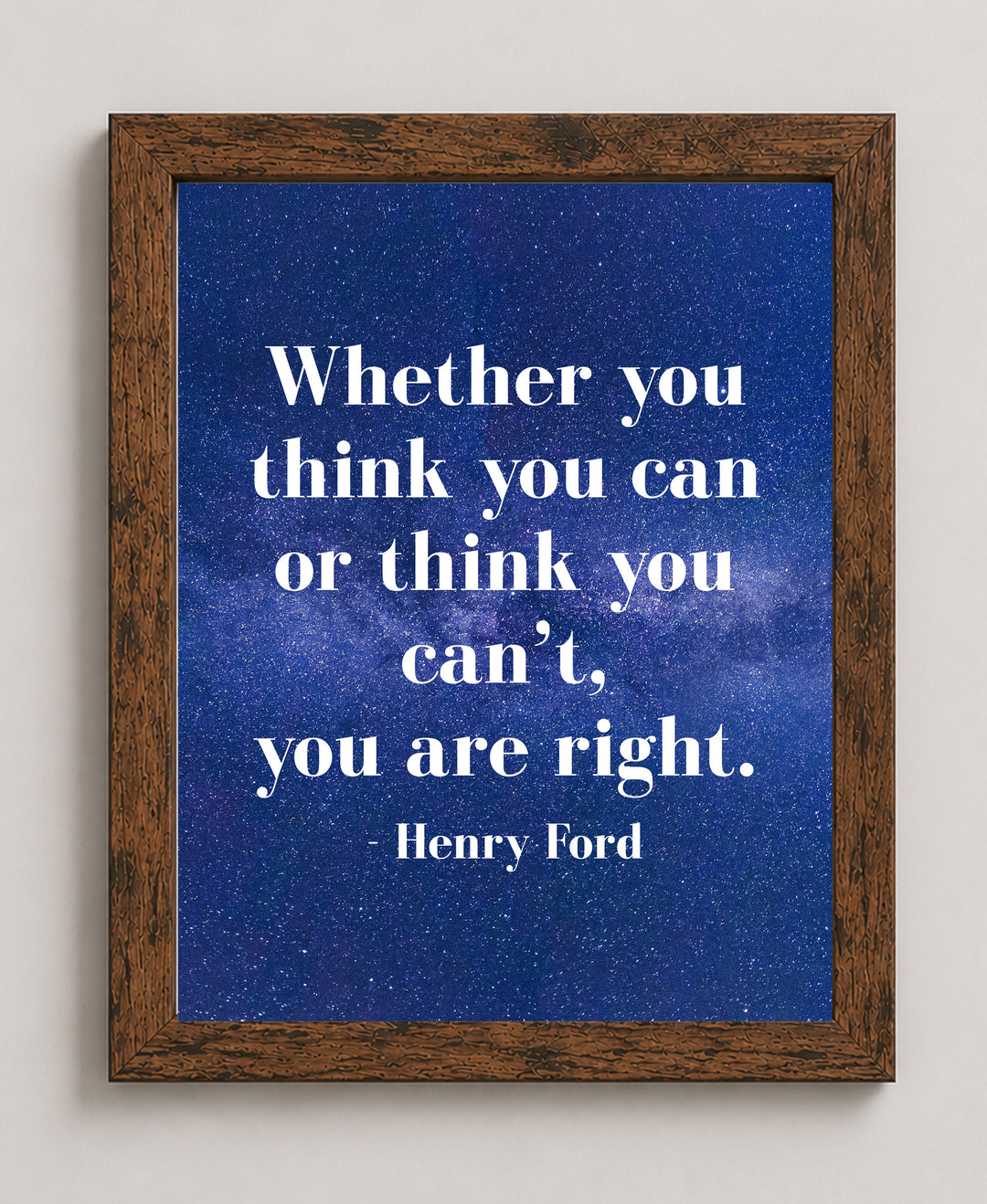 Starry Night Motivational Wall Art For Living Room Inspirational Wall Art