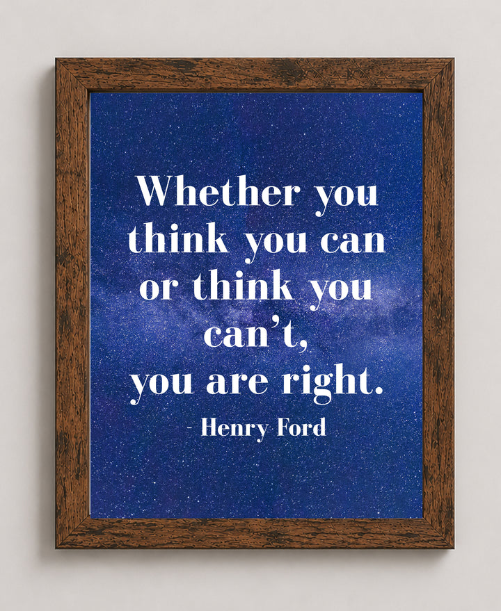 Starry Night Motivational Wall Art For Living Room Inspirational Wall Art