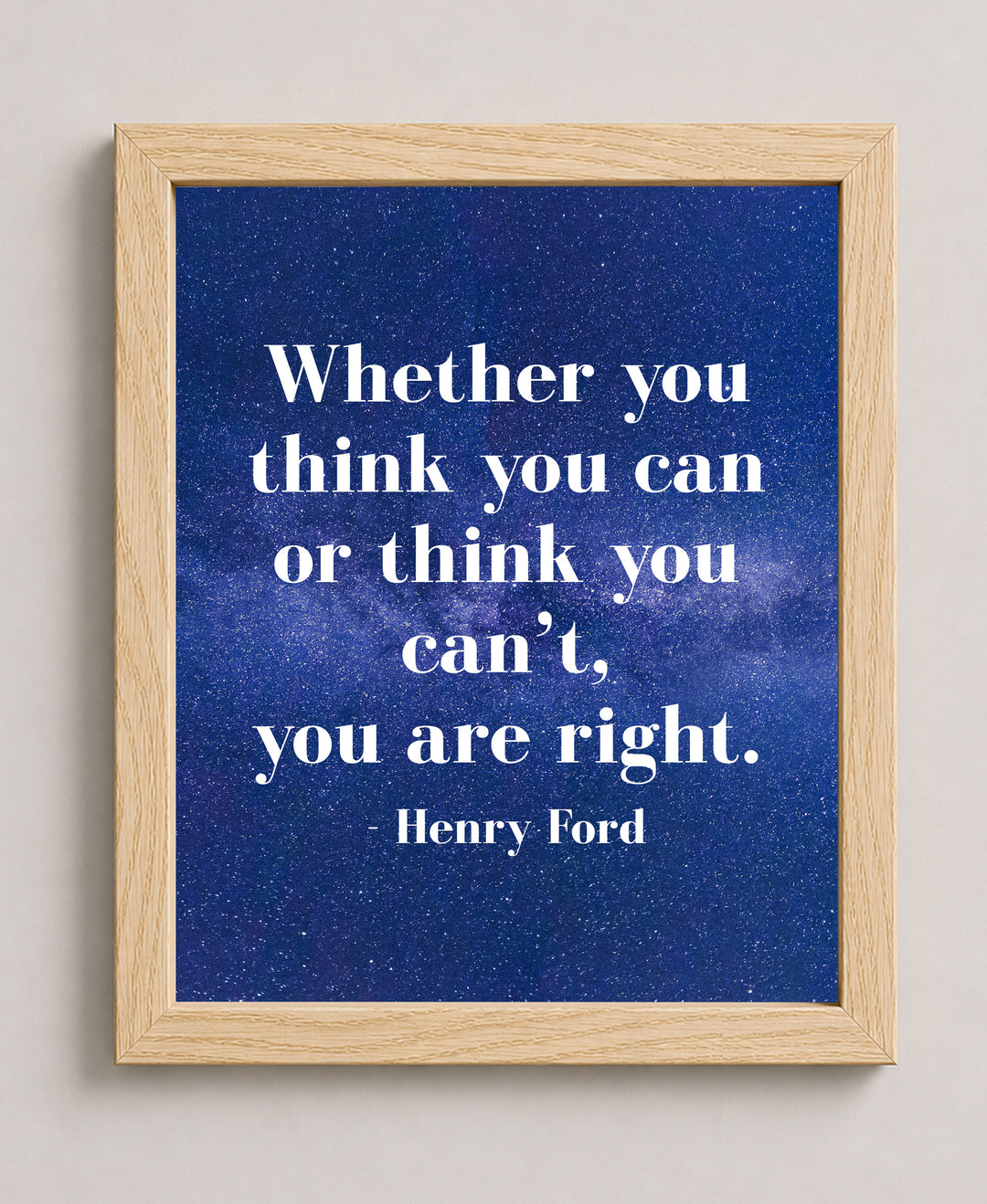 Starry Night Motivational Wall Art For Living Room Inspirational Wall Art