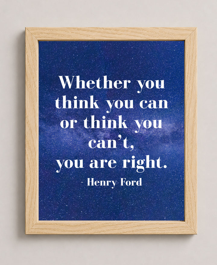 Starry Night Motivational Wall Art For Living Room Inspirational Wall Art