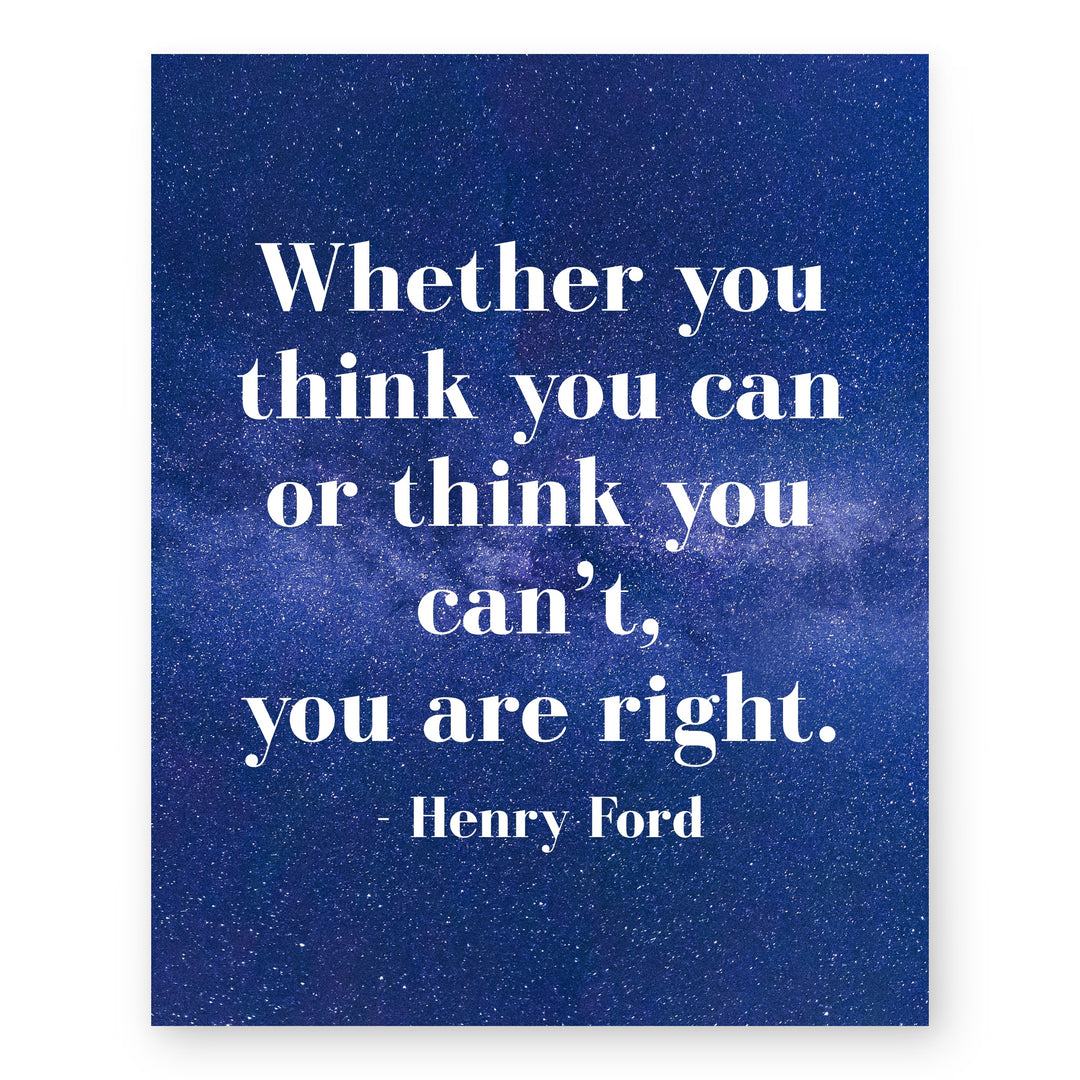 Starry Night Motivational Wall Art For Living Room Inspirational Wall Art