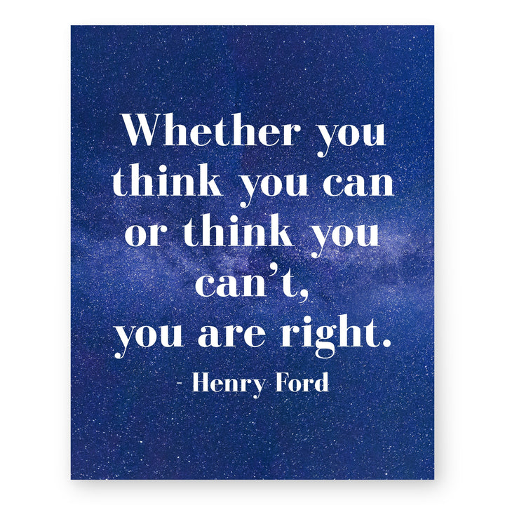 Starry Night Motivational Wall Art For Living Room Inspirational Wall Art