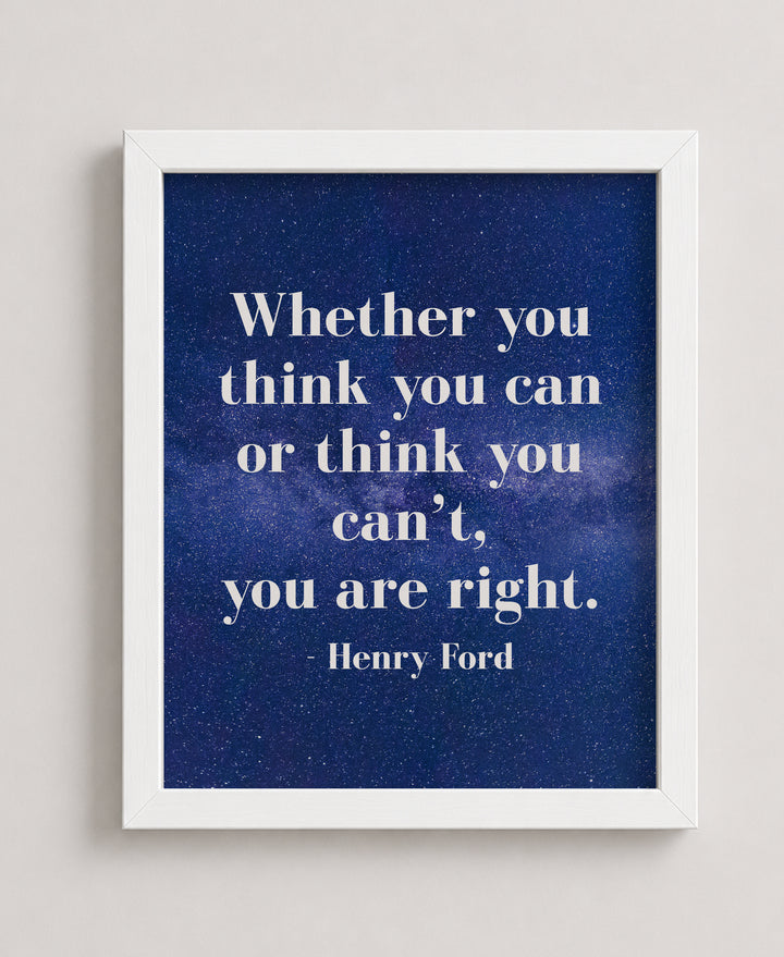 Starry Night Motivational Wall Art For Living Room Inspirational Wall Art
