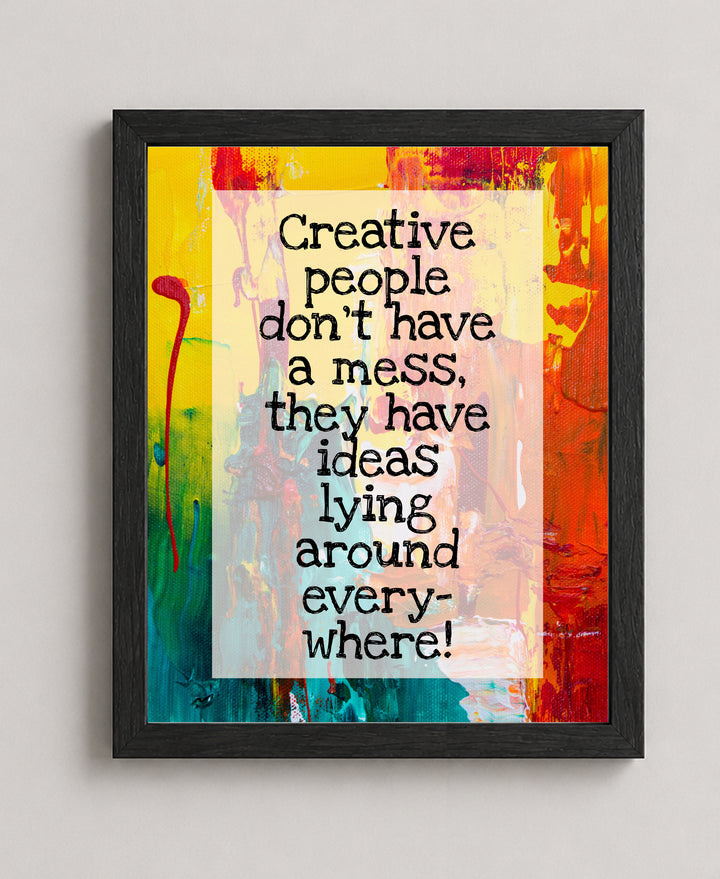 Creative People Inspirational Wall Art