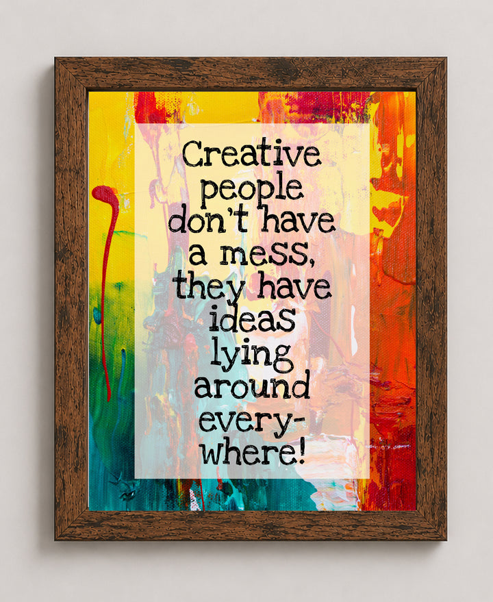 Creative People Inspirational Wall Art