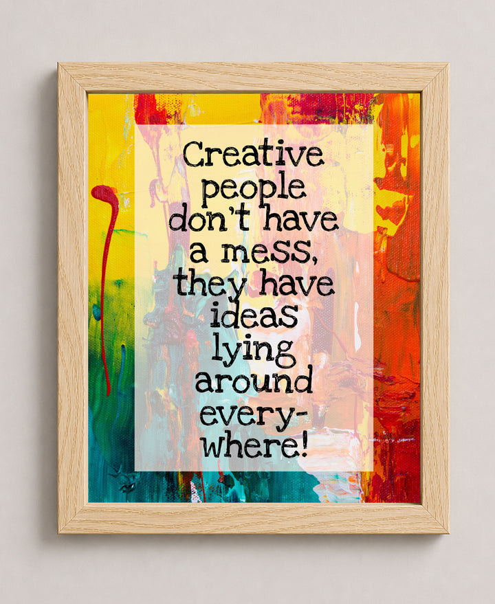 Creative People Inspirational Wall Art