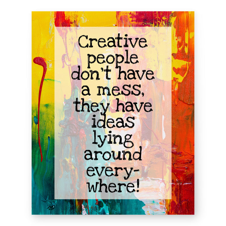 Creative People Inspirational Wall Art