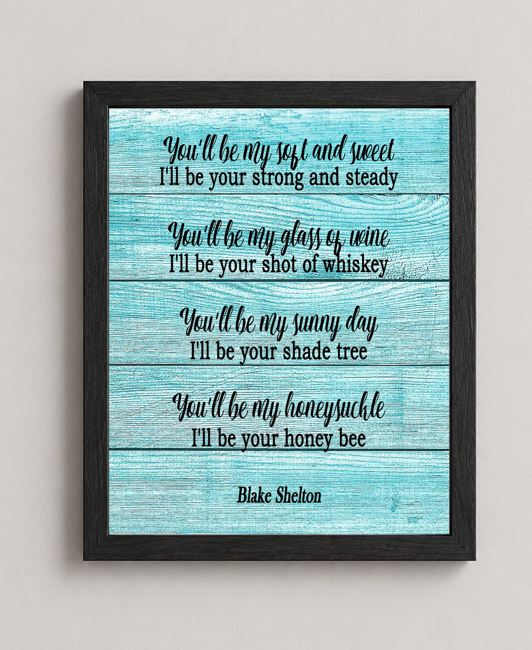 Honey Bee Lyrics Music Wall Art