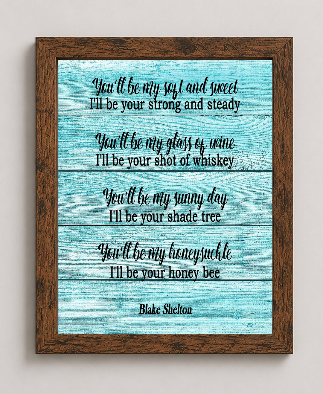 Honey Bee Lyrics Music Wall Art