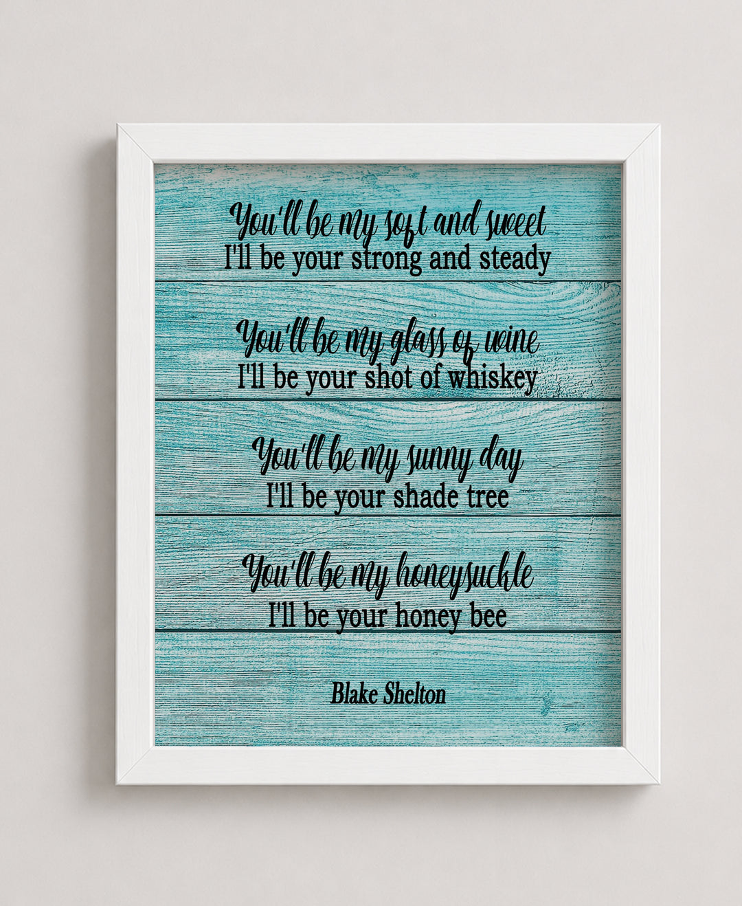 Honey Bee Lyrics Music Wall Art