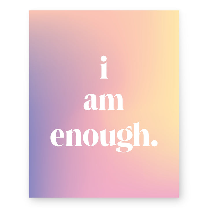 I Am Me Inspirational Wall Art