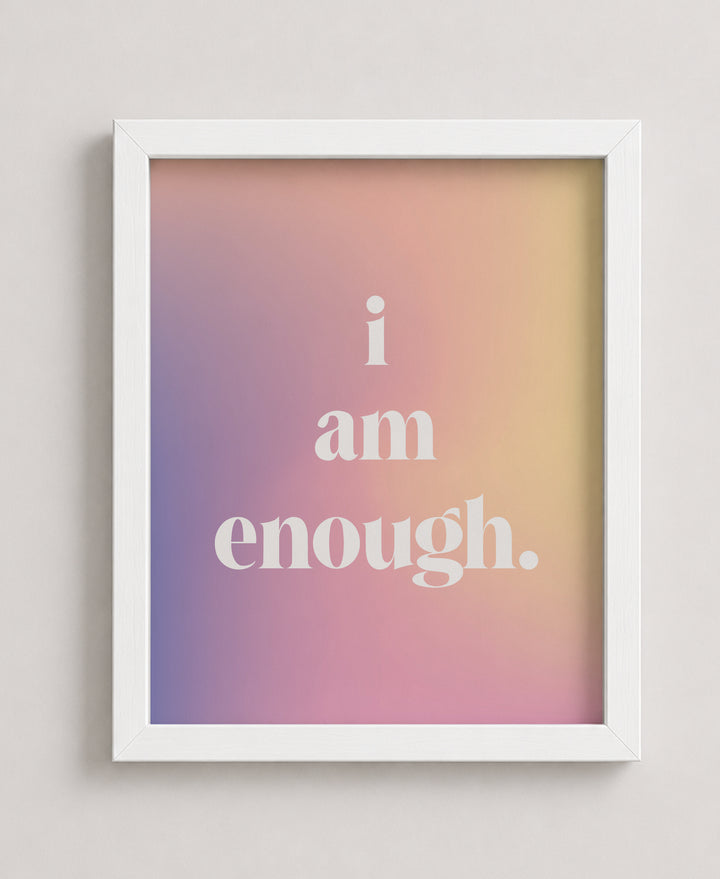 I Am Me Inspirational Wall Art